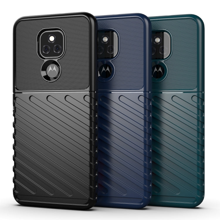 For Motorola Moto E7 Plus Thunderbolt Shockproof TPU Protective Soft Case