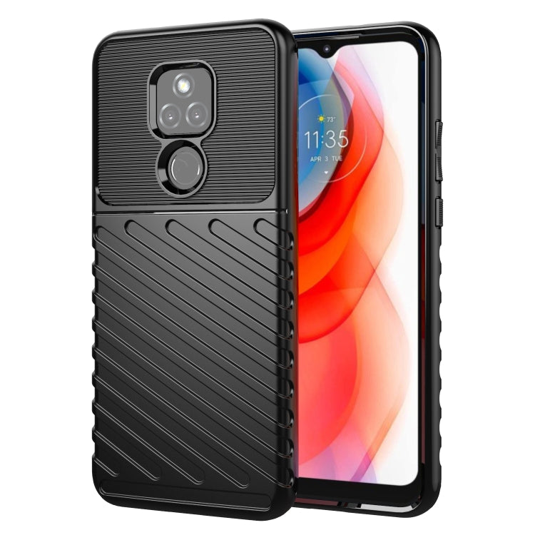 For Motorola Moto G Play (2021) Thunderbolt Shockproof TPU Protective Soft Case
