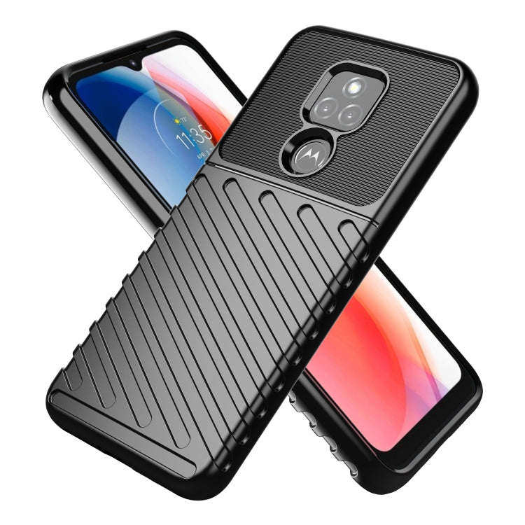 For Motorola Moto G Play (2021) Thunderbolt Shockproof TPU Protective Soft Case