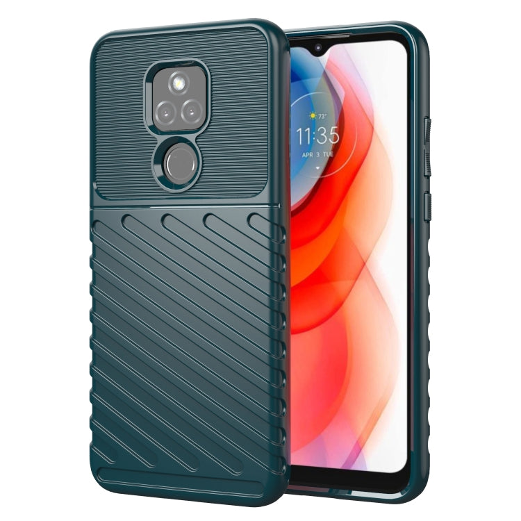 For Motorola Moto G Play (2021) Thunderbolt Shockproof TPU Protective Soft Case