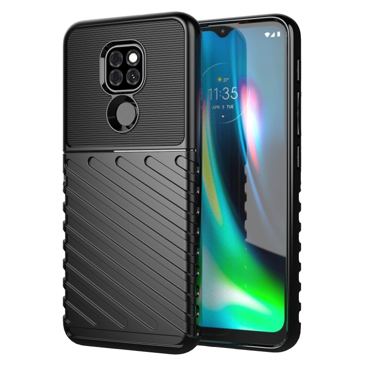 For Motorola Moto G9 / G9 Play Thunderbolt Shockproof TPU Protective Soft Case