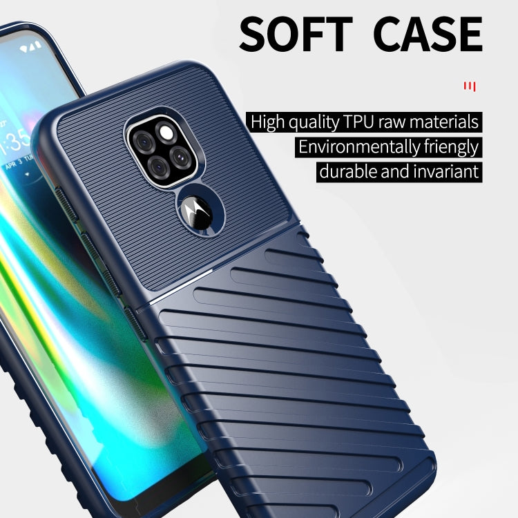For Motorola Moto G9 / G9 Play Thunderbolt Shockproof TPU Protective Soft Case