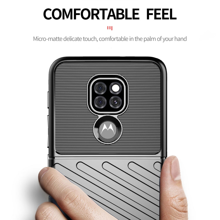 For Motorola Moto G9 / G9 Play Thunderbolt Shockproof TPU Protective Soft Case