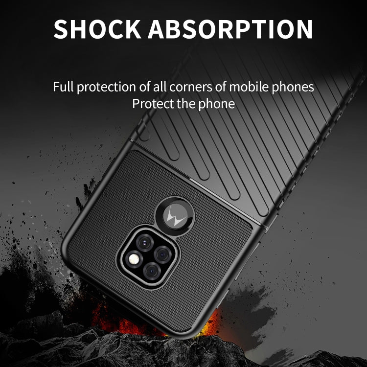 For Motorola Moto G9 / G9 Play Thunderbolt Shockproof TPU Protective Soft Case