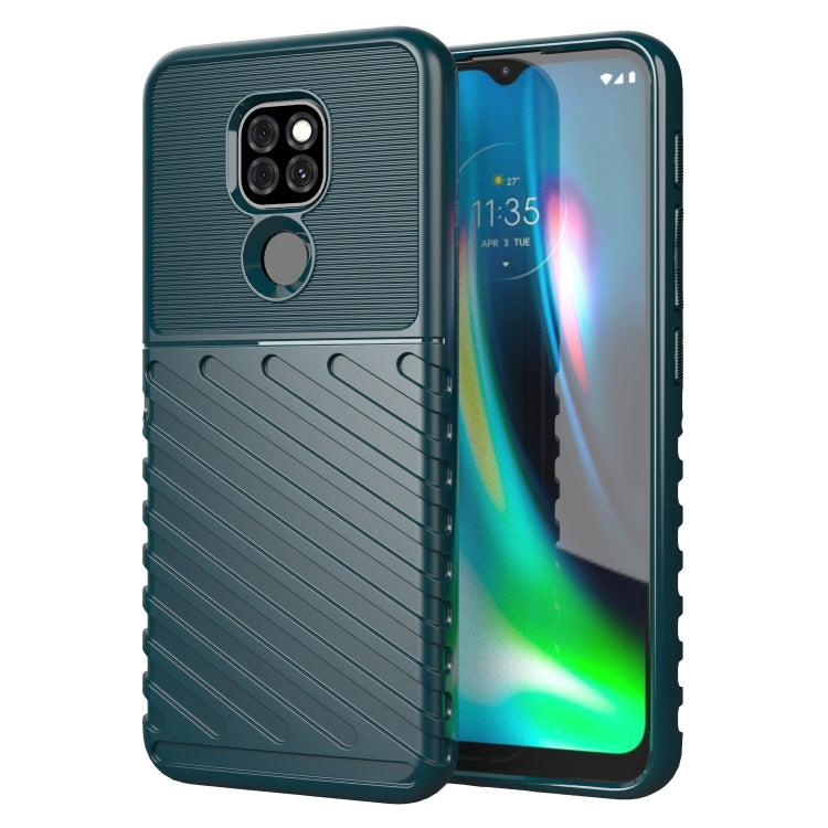 For Motorola Moto G9 / G9 Play Thunderbolt Shockproof TPU Protective Soft Case