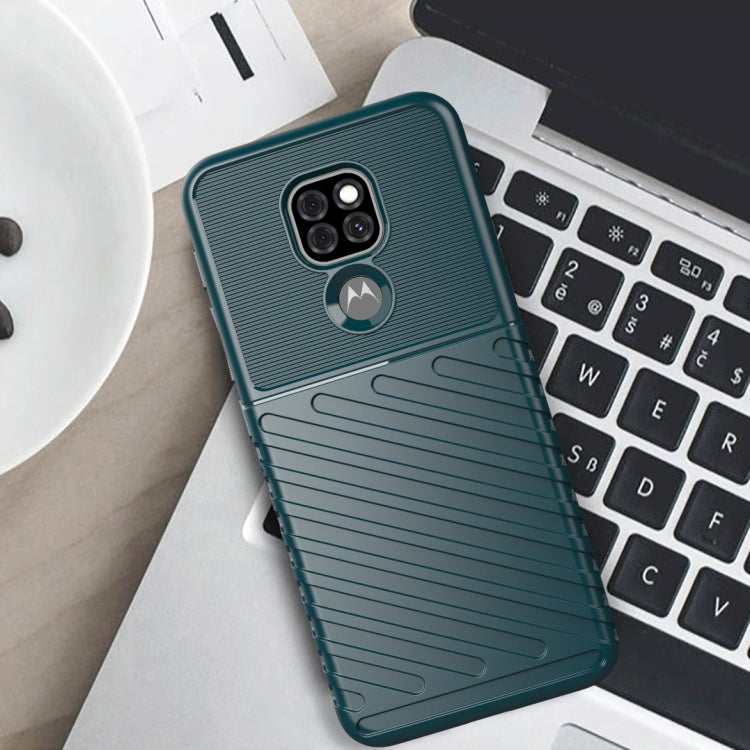 For Motorola Moto G9 / G9 Play Thunderbolt Shockproof TPU Protective Soft Case