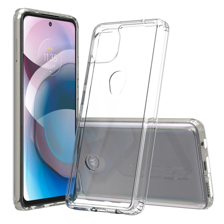 For Motorola Moto One 5G Ace Shockproof Scratchproof TPU + Acrylic Protective Case
