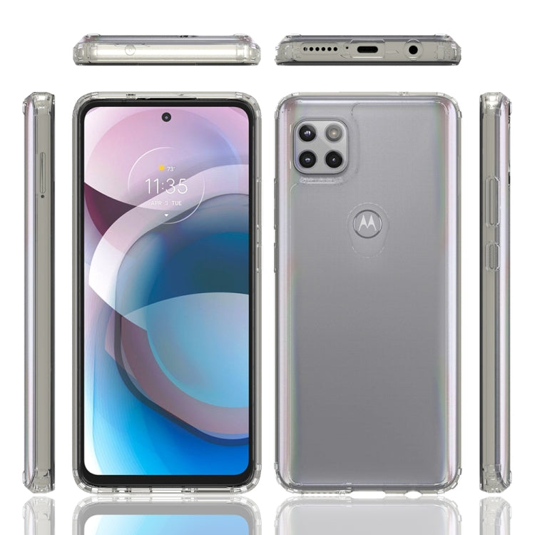 For Motorola Moto One 5G Ace Shockproof Scratchproof TPU + Acrylic Protective Case