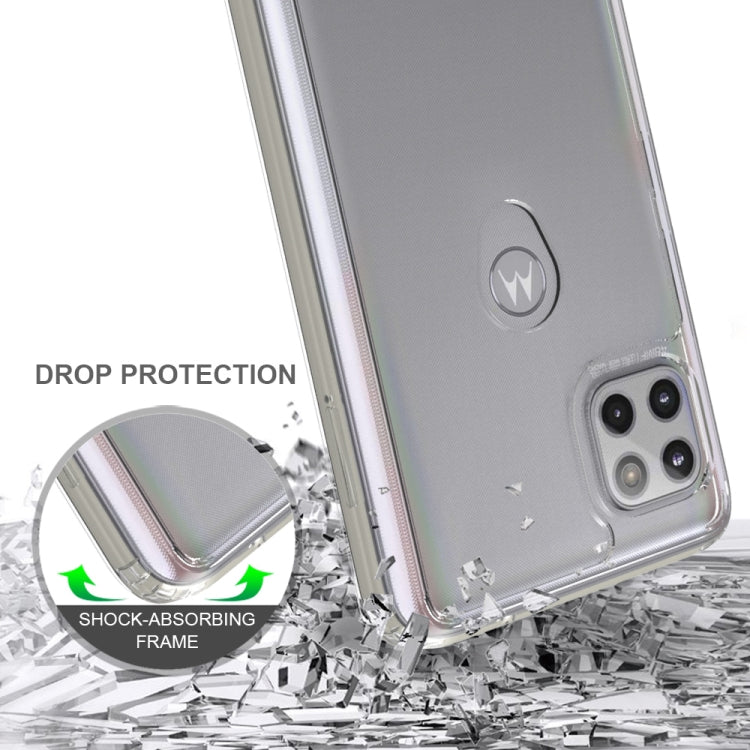 For Motorola Moto One 5G Ace Shockproof Scratchproof TPU + Acrylic Protective Case