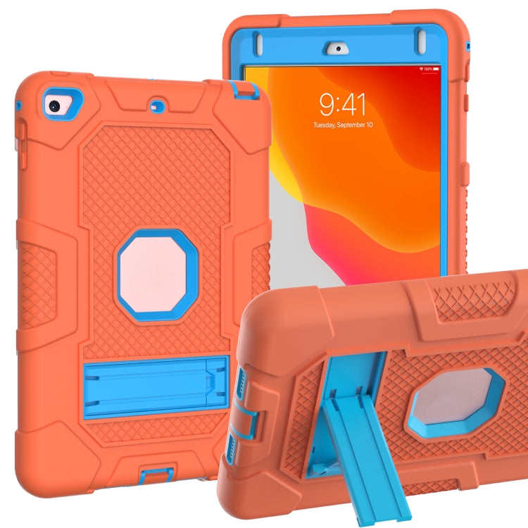 Contrast Color Robot Shockproof Silicone + PC Protective Case with Holder For iPad mini 5 / 4