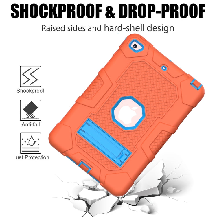 Contrast Color Robot Shockproof Silicone + PC Protective Case with Holder For iPad mini 5 / 4