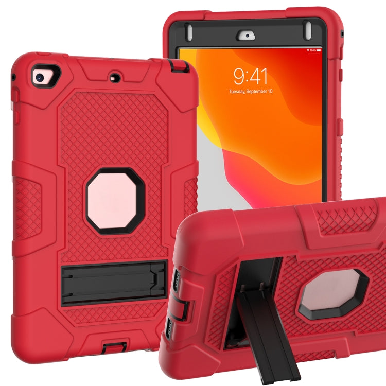 Contrast Color Robot Shockproof Silicone + PC Protective Case with Holder For iPad mini 5 / 4