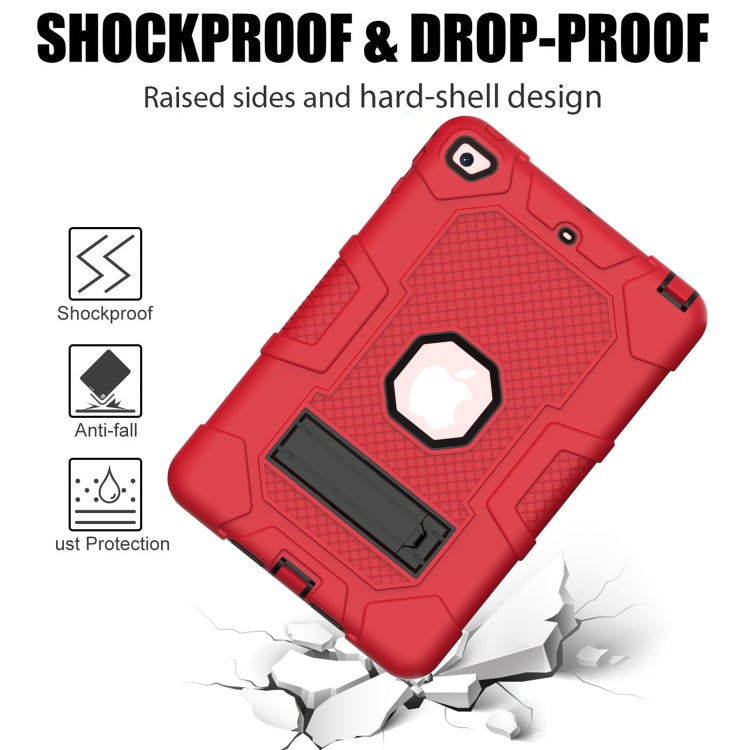 Contrast Color Robot Shockproof Silicone + PC Protective Case with Holder For iPad mini 5 / 4