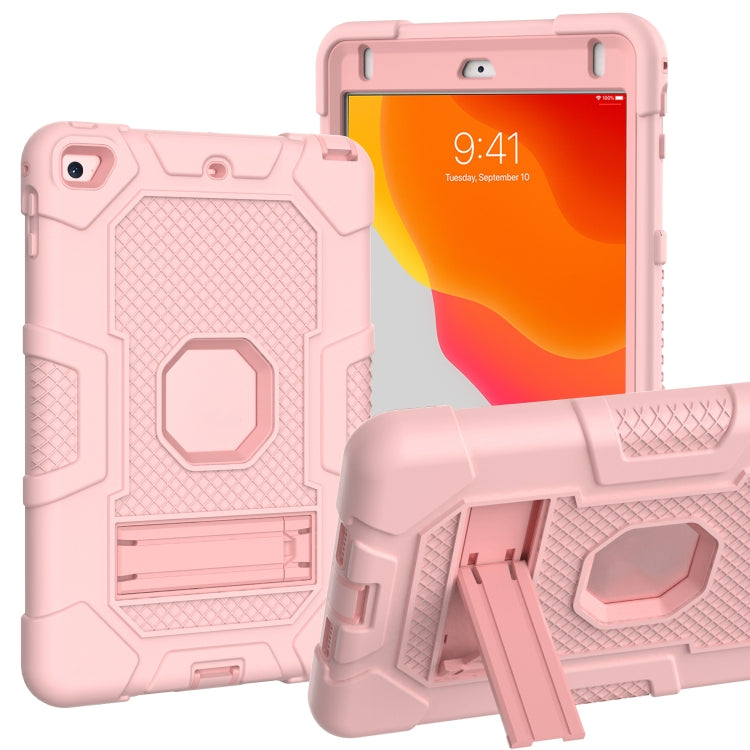 Contrast Color Robot Shockproof Silicone + PC Protective Case with Holder For iPad mini 5 / 4