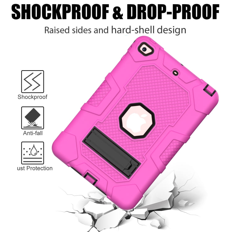 Contrast Color Robot Shockproof Silicone + PC Protective Case with Holder For iPad mini 5 / 4