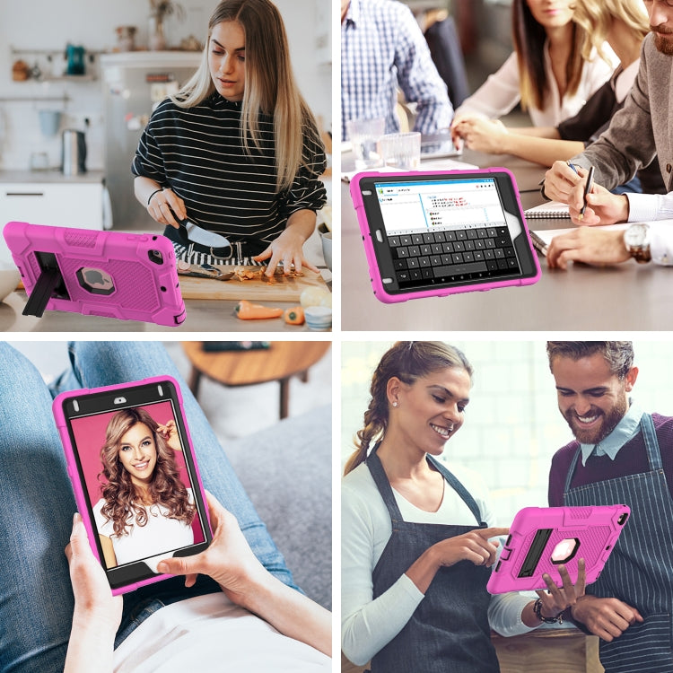 Contrast Color Robot Shockproof Silicone + PC Protective Case with Holder For iPad mini 5 / 4