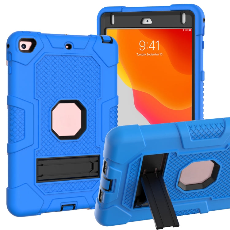 Contrast Color Robot Shockproof Silicone + PC Protective Case with Holder For iPad mini 5 / 4