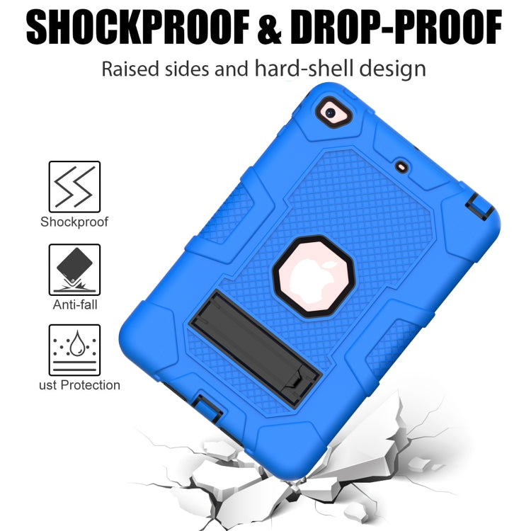 Contrast Color Robot Shockproof Silicone + PC Protective Case with Holder For iPad mini 5 / 4