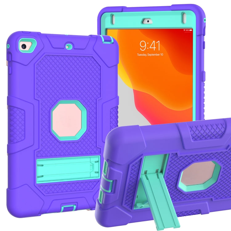 Contrast Color Robot Shockproof Silicone + PC Protective Case with Holder For iPad mini 5 / 4