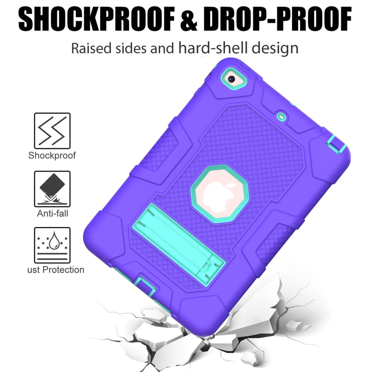 Contrast Color Robot Shockproof Silicone + PC Protective Case with Holder For iPad mini 5 / 4