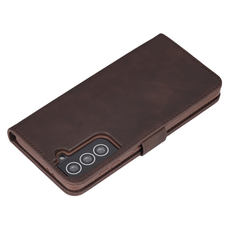 For Samsung Galaxy S21 Ultra 5G Diaobaolee Pure Fresh Texture Horizontal Flip Leather Case