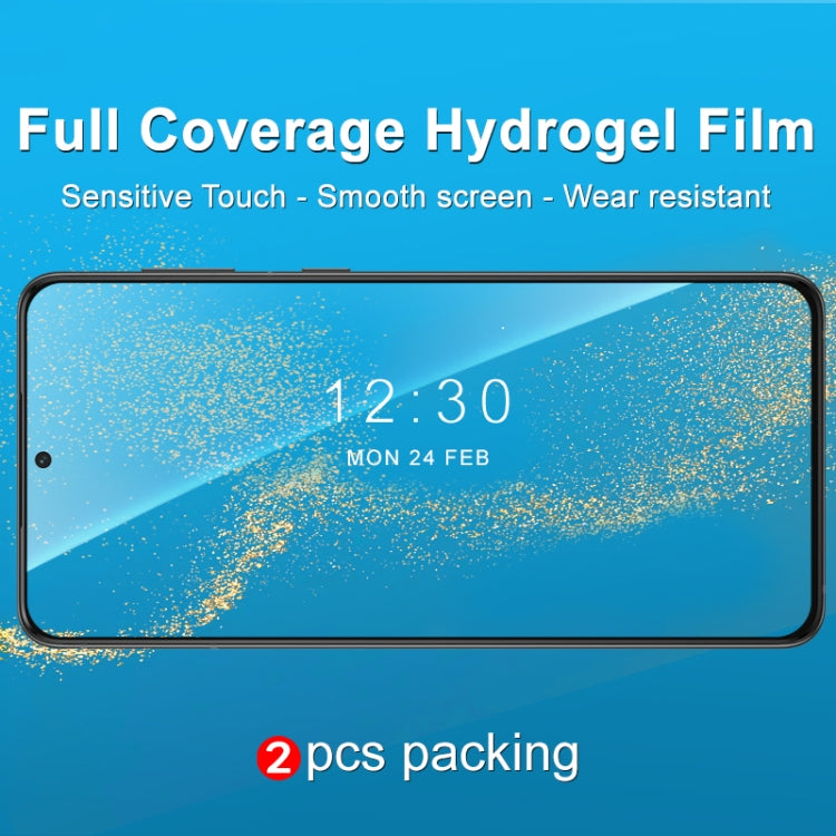 For Samsung Galaxy S21 5G 2 PCS IMAK Curved Full Screen Hydrogel Film