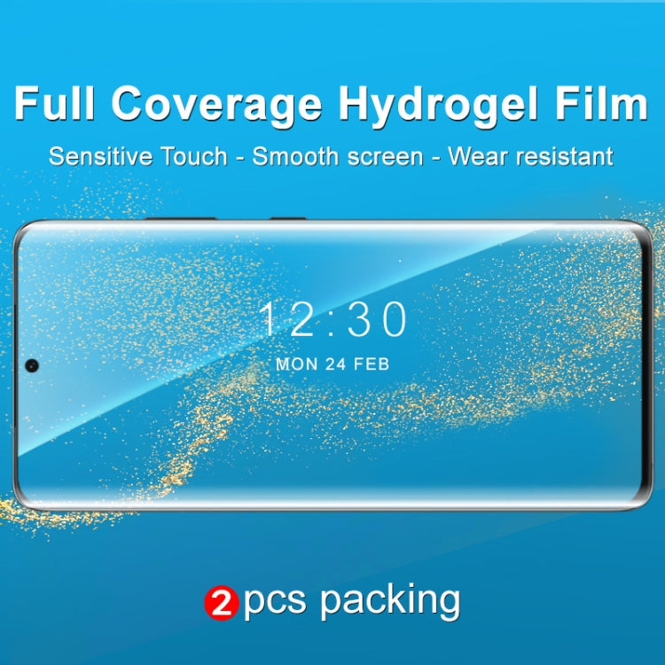 For Samsung Galaxy S21 Ultra 5G 2 PCS IMAK Curved Full Screen Hydrogel Film
