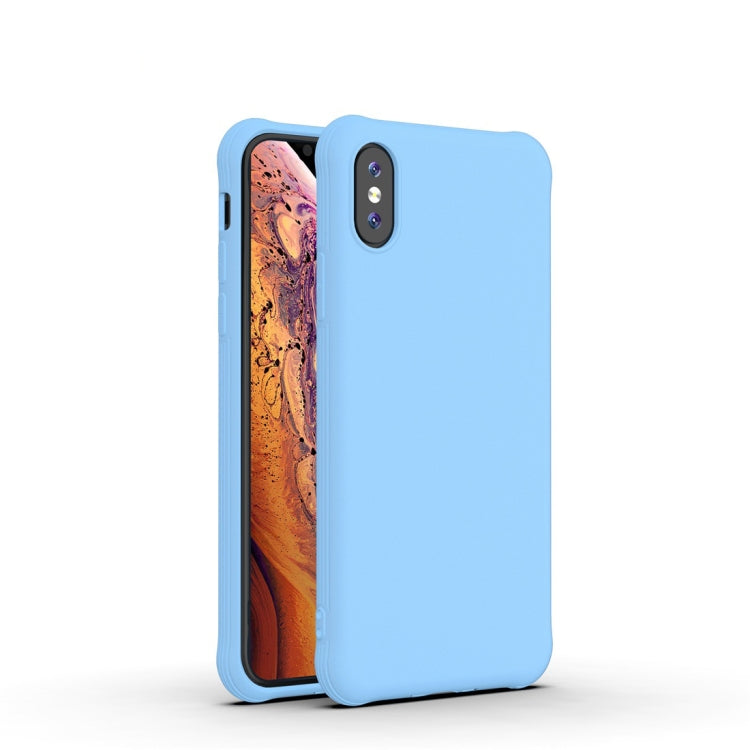 For iPhone XS / X Shockproof Frosted Ultra-thin TPU Protective Case