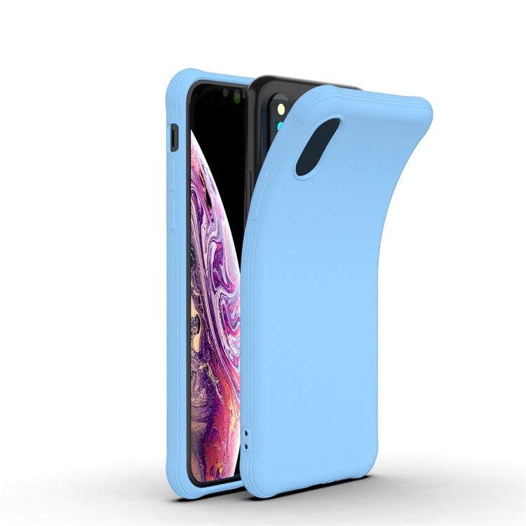 For iPhone XS / X Shockproof Frosted Ultra-thin TPU Protective Case