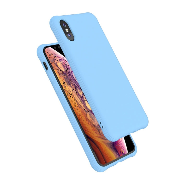 For iPhone XS / X Shockproof Frosted Ultra-thin TPU Protective Case