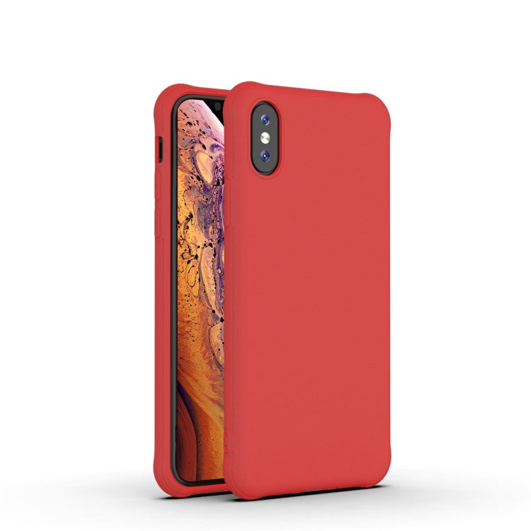 For iPhone XS / X Shockproof Frosted Ultra-thin TPU Protective Case