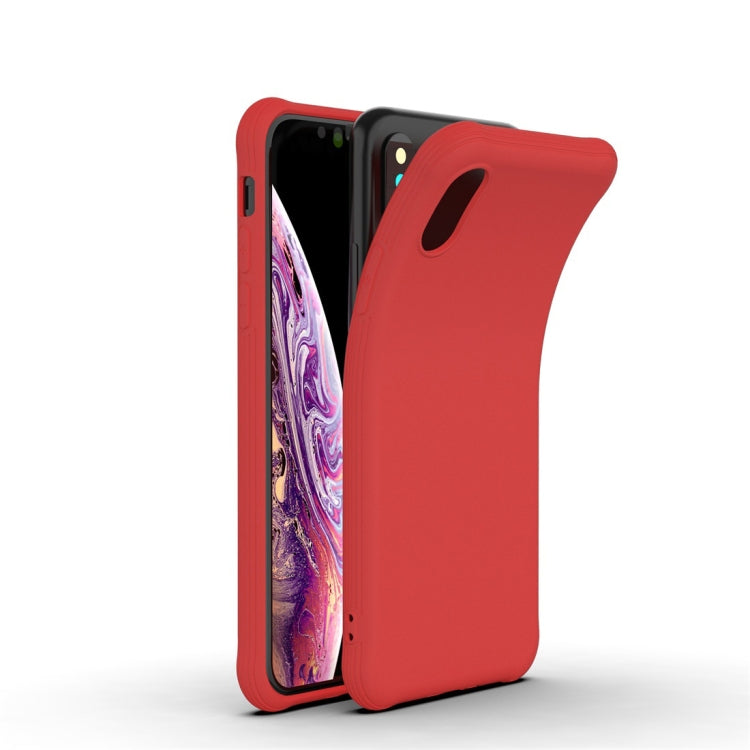 For iPhone XS / X Shockproof Frosted Ultra-thin TPU Protective Case