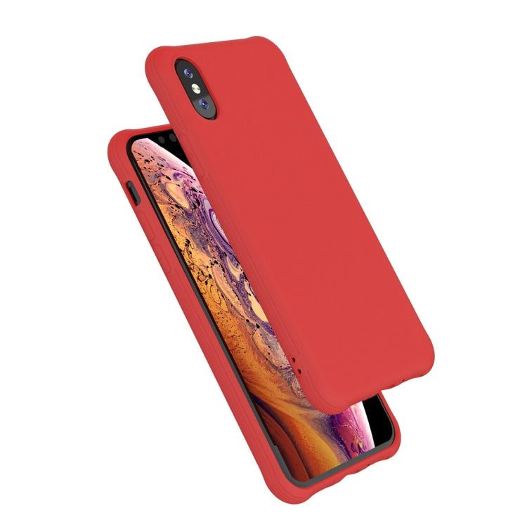For iPhone XS / X Shockproof Frosted Ultra-thin TPU Protective Case