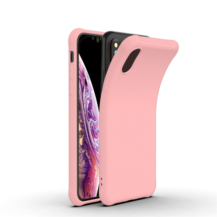 For iPhone XS / X Shockproof Frosted Ultra-thin TPU Protective Case