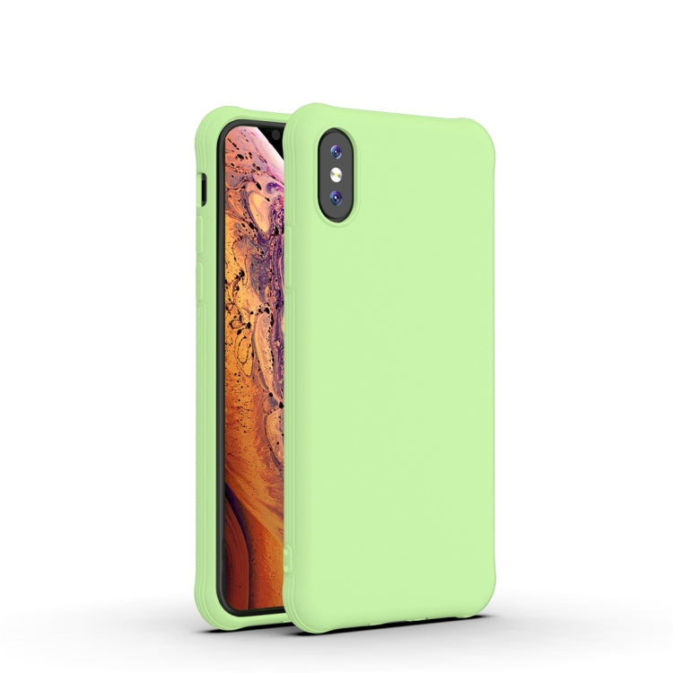For iPhone XS / X Shockproof Frosted Ultra-thin TPU Protective Case