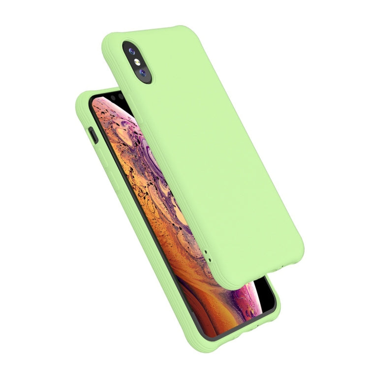 For iPhone XS / X Shockproof Frosted Ultra-thin TPU Protective Case