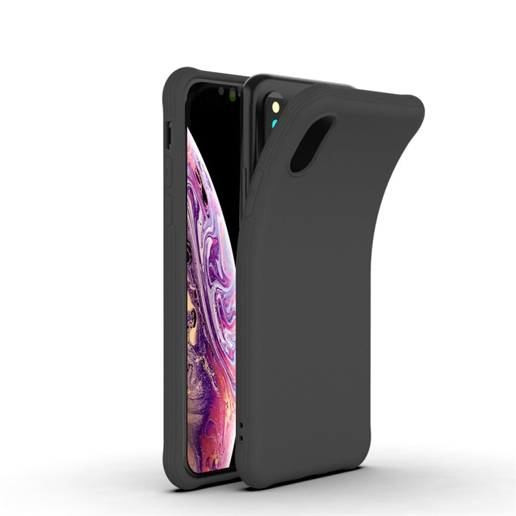 For iPhone XS / X Shockproof Frosted Ultra-thin TPU Protective Case