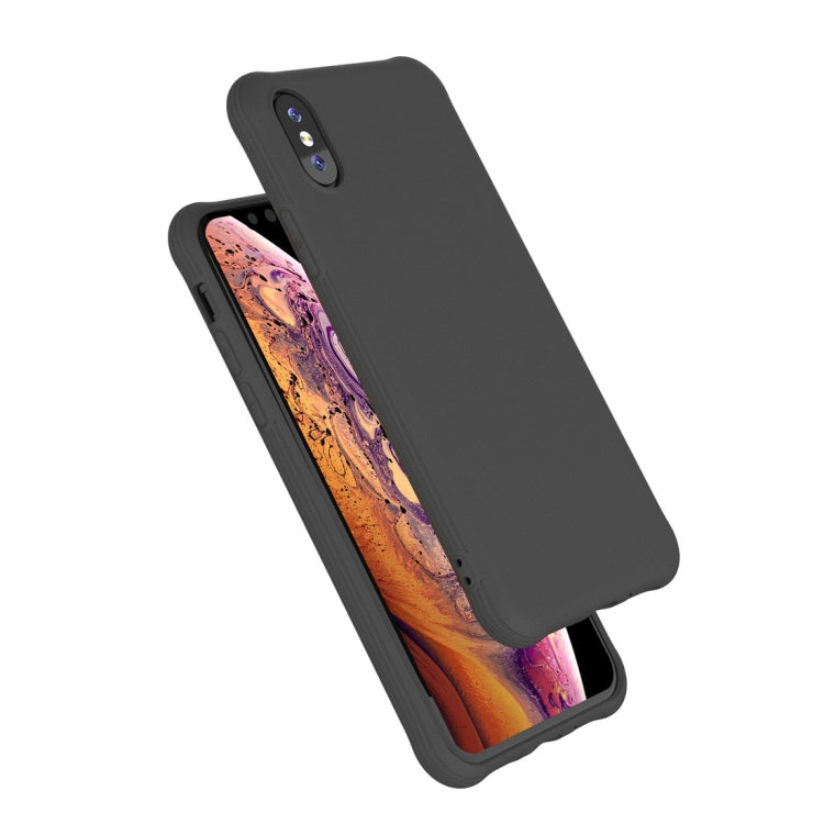 For iPhone XS / X Shockproof Frosted Ultra-thin TPU Protective Case