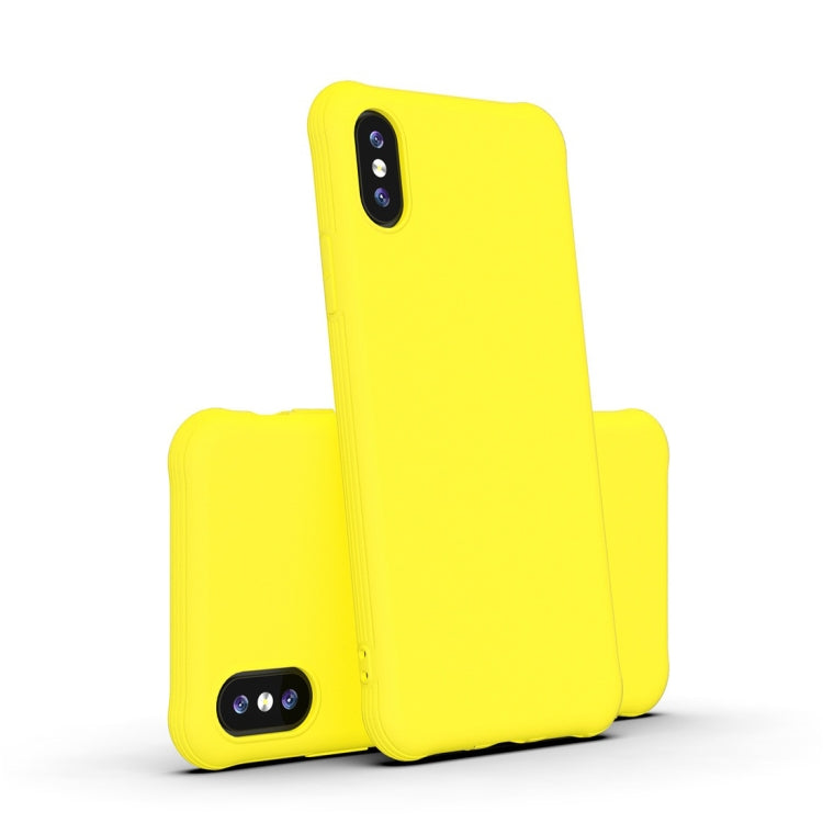 For iPhone XS / X Shockproof Frosted Ultra-thin TPU Protective Case