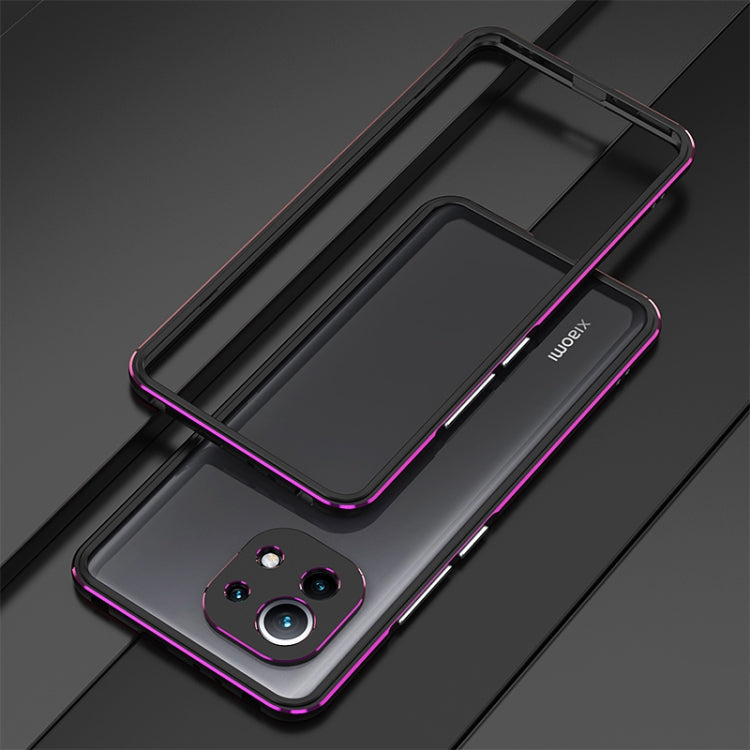 For Xiaomi Mi 11 Aurora Series Lens Protector + Metal Frame Protective Case