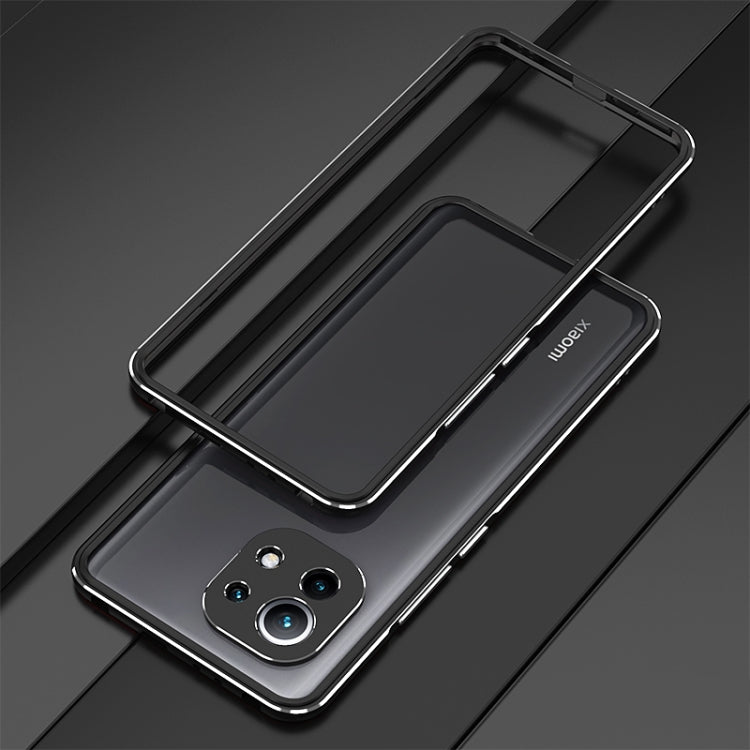 For Xiaomi Mi 11 Aurora Series Lens Protector + Metal Frame Protective Case