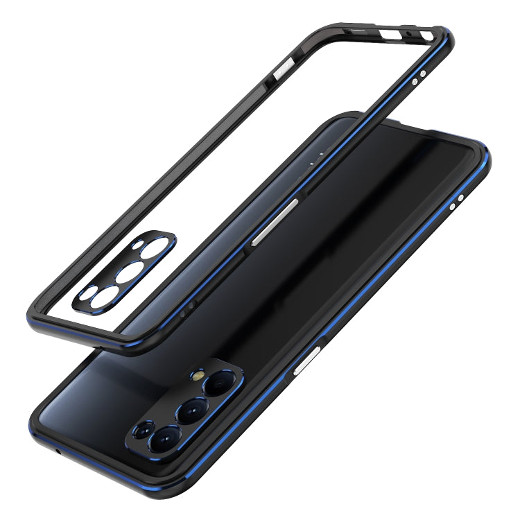 Aurora Series Lens Protector + Metal Frame Protective Case For OPPO Reno5
