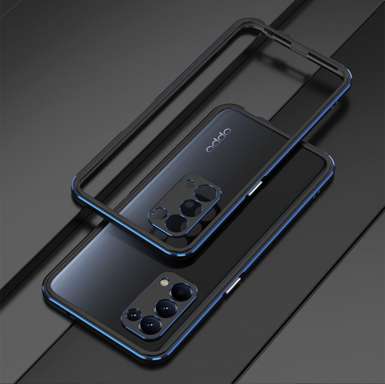 Aurora Series Lens Protector + Metal Frame Protective Case For OPPO Reno5