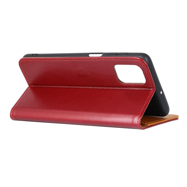 For HTC Desire 21 Pro 3-Color Pearl Texture Magnetic Buckle Horizontal Flip PU Leather Case with Card Slots & Wallet & Holder