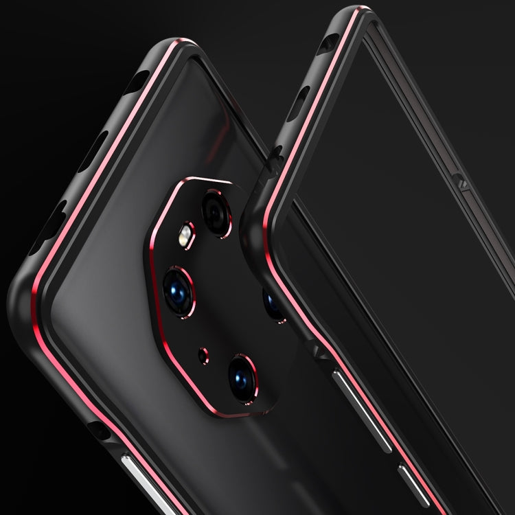 For Huawei Mate 40 Pro Aurora Series Lens Protector + Metal Frame Protective Case