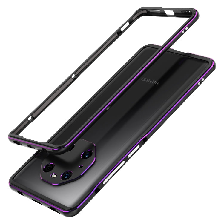 For Huawei Mate 40 Pro Aurora Series Lens Protector + Metal Frame Protective Case