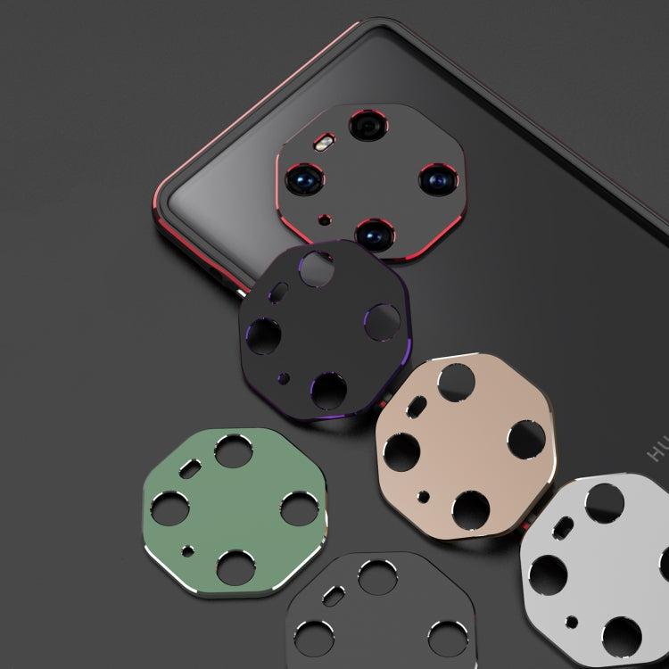 For Huawei Mate 40 Pro Aurora Series Lens Protector + Metal Frame Protective Case
