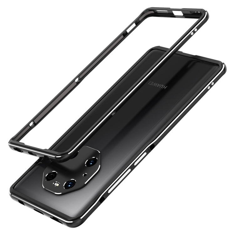 For Huawei Mate 40 Pro Aurora Series Lens Protector + Metal Frame Protective Case