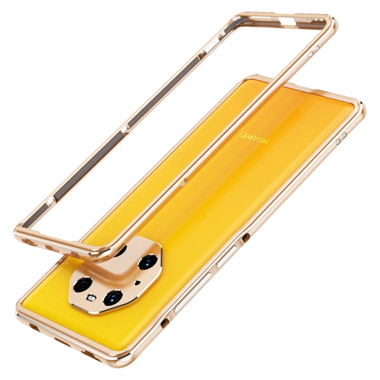 For Huawei Mate 40 Pro Aurora Series Lens Protector + Metal Frame Protective Case