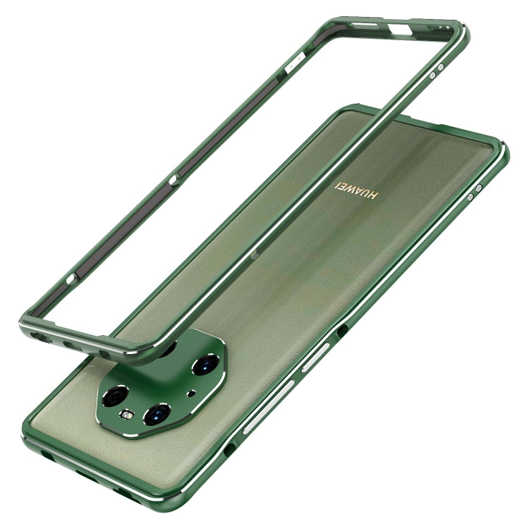 For Huawei Mate 40 Pro Aurora Series Lens Protector + Metal Frame Protective Case